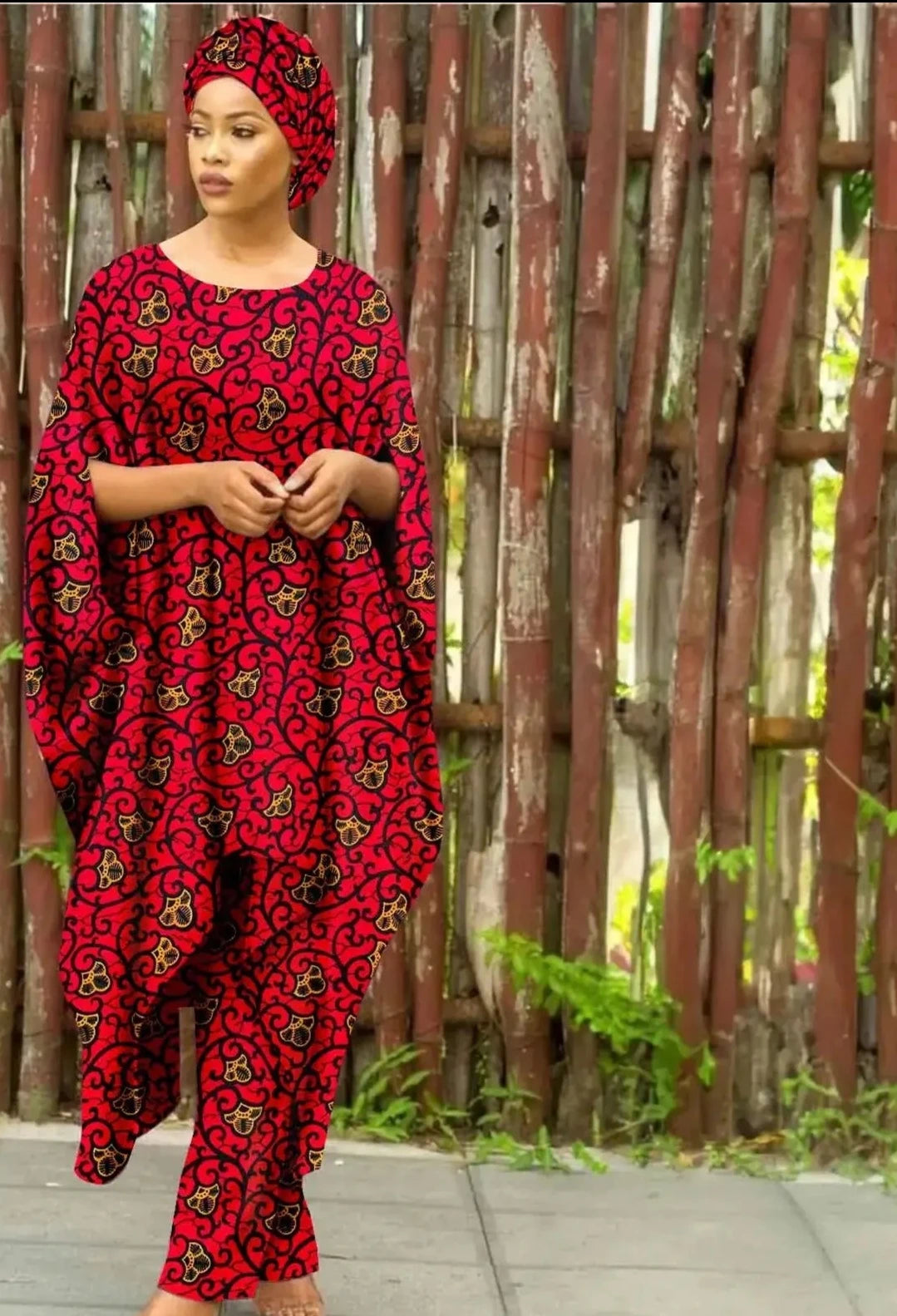 African Clothes for Women Dashiki Print Long Dress Pants